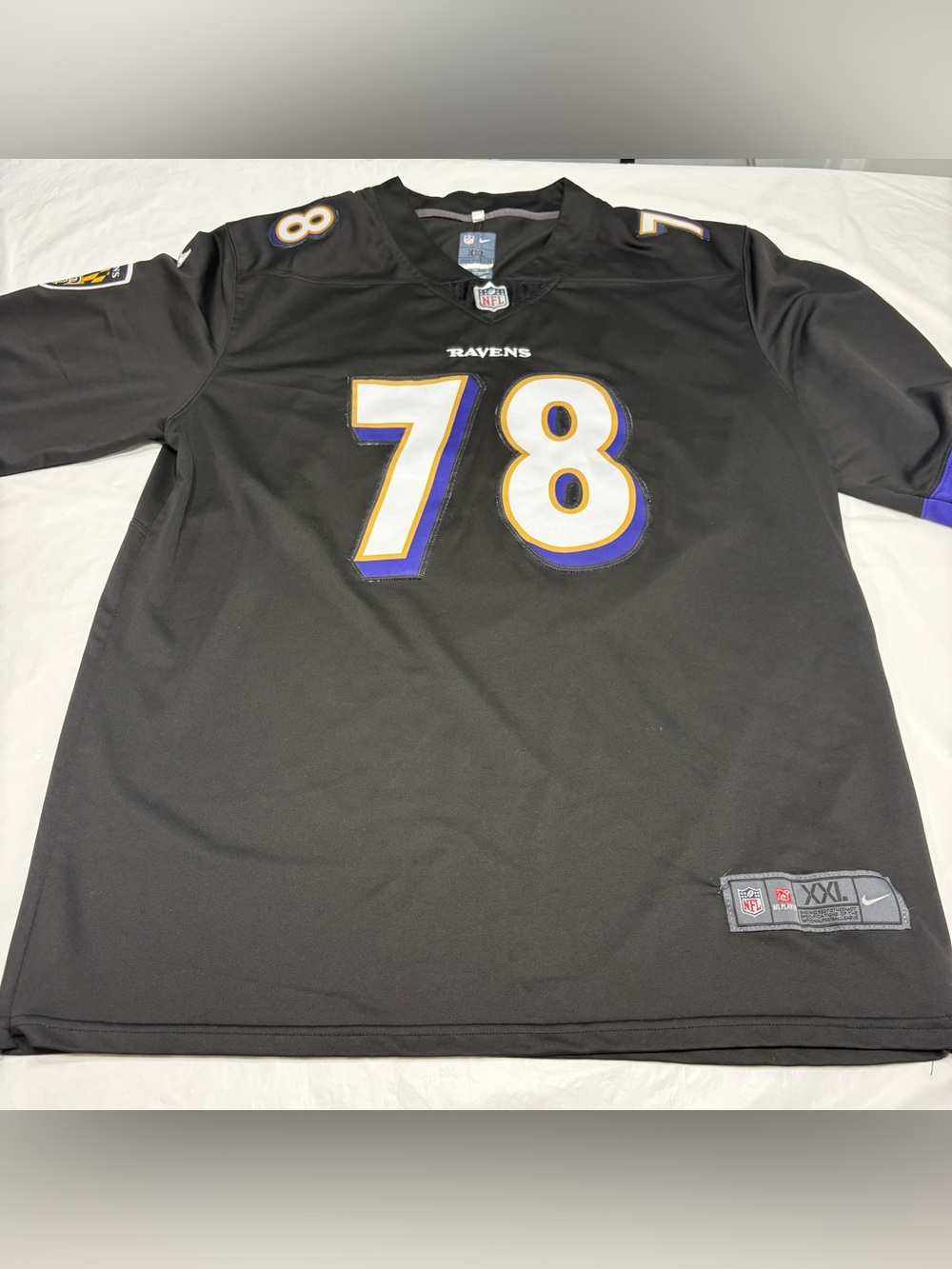 Alejandro Villanueva #78 Baltimore Ravens Jersey Men's XXL